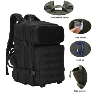 Custom Tactical Outdoor Travel Climbing Camping Mountaineering Molle Waterproof Tactical Hiking Backpack