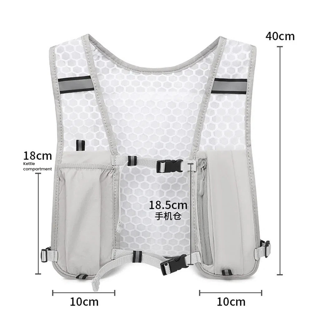 Outdoor Mountaineering Jacket Bag, Running Phone Bag, Cycling Hiking Vest Bag